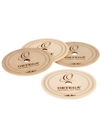 Ortega OCO-4 Wooden Coaster 4 pcs Set - Spruce