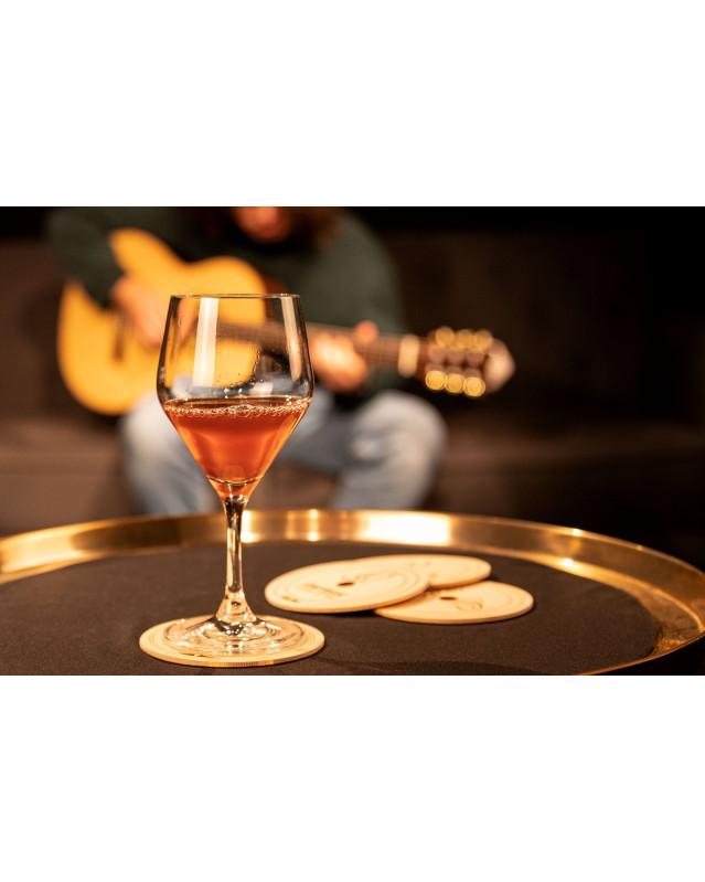 Ortega OCO-4 Wooden Coaster 4 pcs Set - Spruce