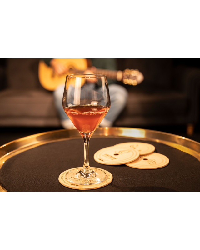 Ortega OCO-4 Wooden Coaster 4 pcs Set - Spruce