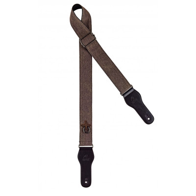 Ortega OCS-130 Highland Series Guitar Cotton Strap - Faded Brown