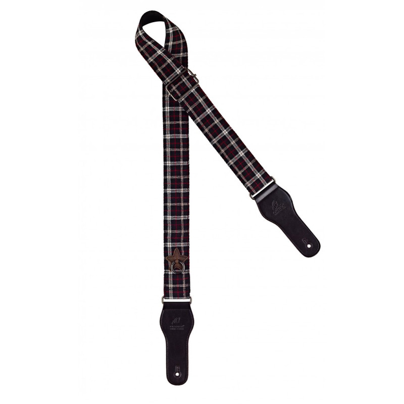 Ortega OCS-140 Highland Series Guitar Cotton Strap - Scottish Dark