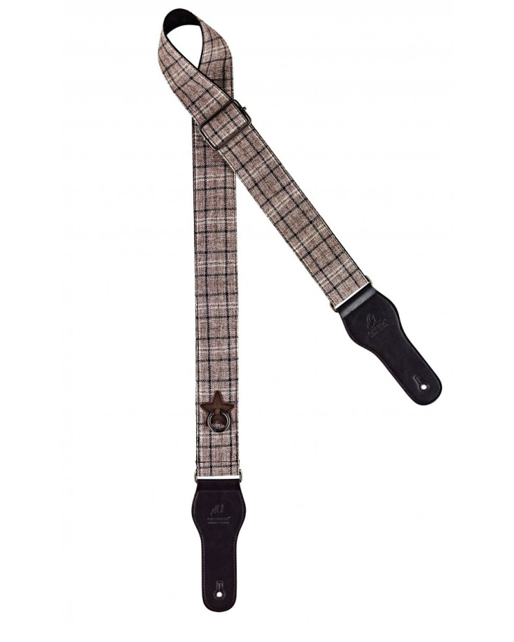 Ortega OCS-150 Highland Series Guitar Cotton Strap - Scottish Bright