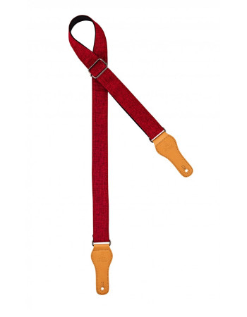 Ortega OCS-250U Casual Series Ukulele Cotton Strap - Burgundy