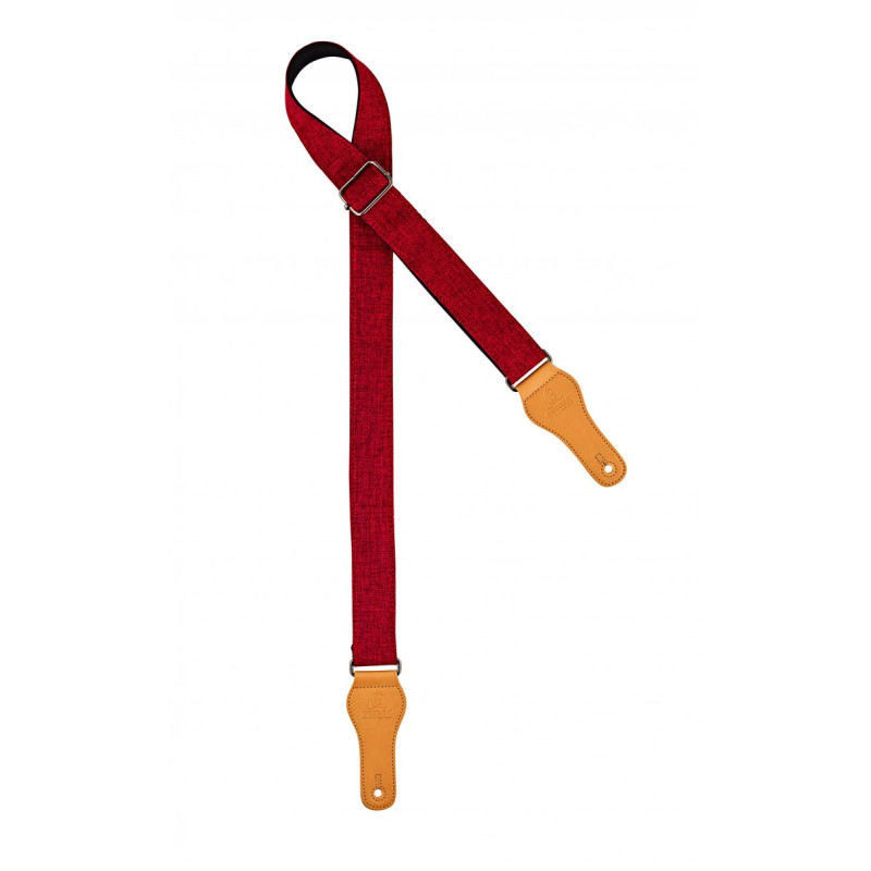 Ortega OCS-250U Casual Series Ukulele Cotton Strap - Burgundy