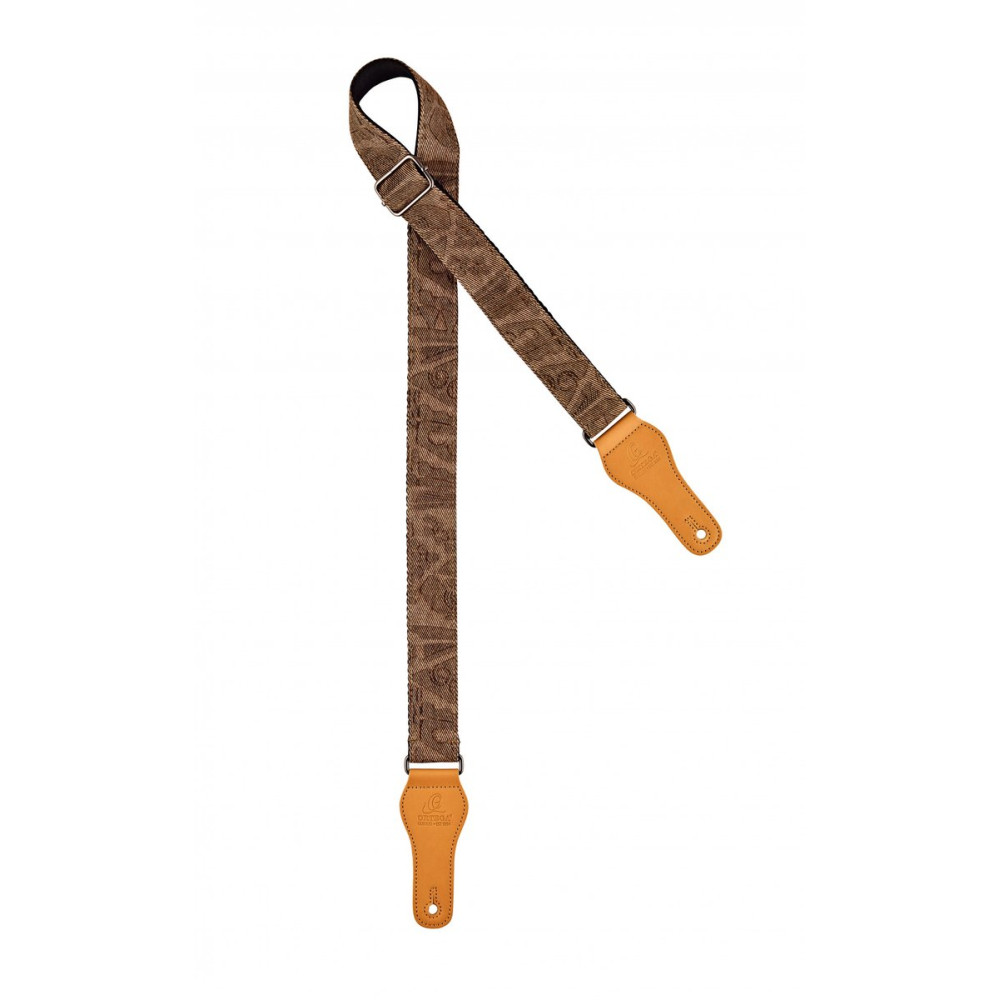 Ortega OCS-310U Spring Series Ukulele Cotton Strap - Brown Jean
