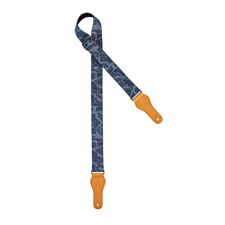 Ortega OCS-350U Spring Series Ukulele Cotton Strap - Blue Jean