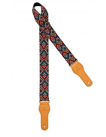 Ortega OCS-440 World Series Guitar Cotton Strap - African Dance