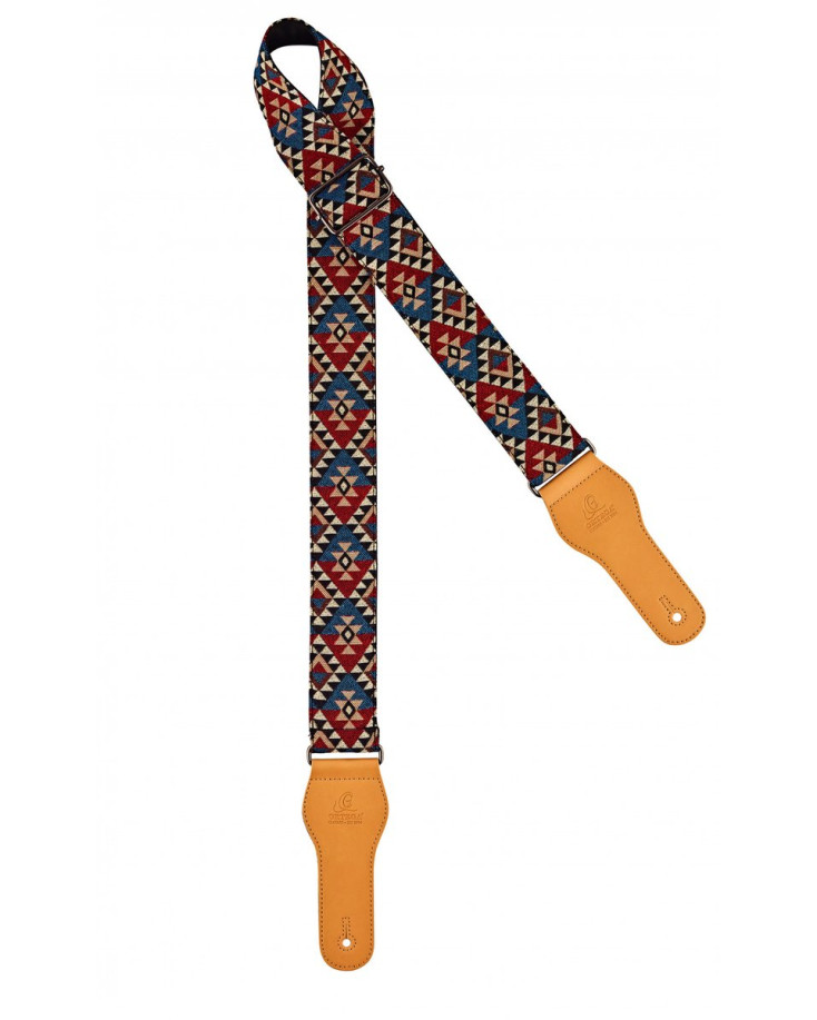Ortega OCS-440 World Series Guitar Cotton Strap - African Dance
