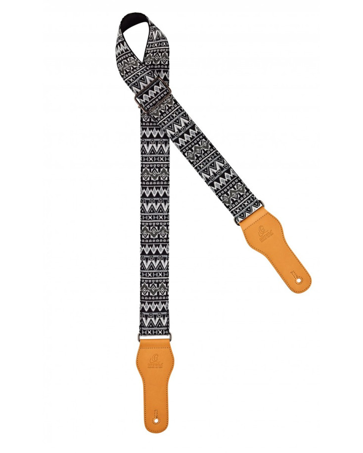 Ortega OCS-450 World Series Guitar Cotton Strap - Icelander