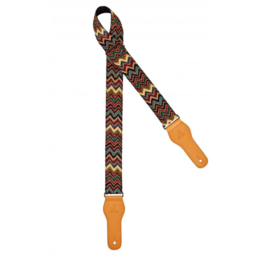 Ortega OCS-460 World Series Guitar Cotton Strap - Machu Pichu