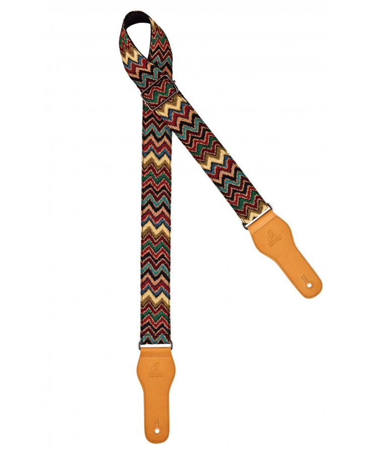 Ortega OCS-460 World Series Guitar Cotton Strap - Machu Pichu