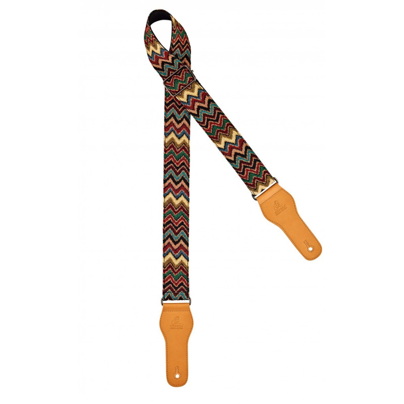 Ortega OCS-460 World Series Guitar Cotton Strap - Machu Pichu