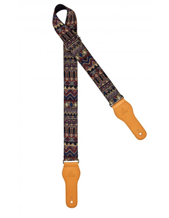 Ortega OCS-470 World Series Guitar Cotton Strap - Mayan Dance