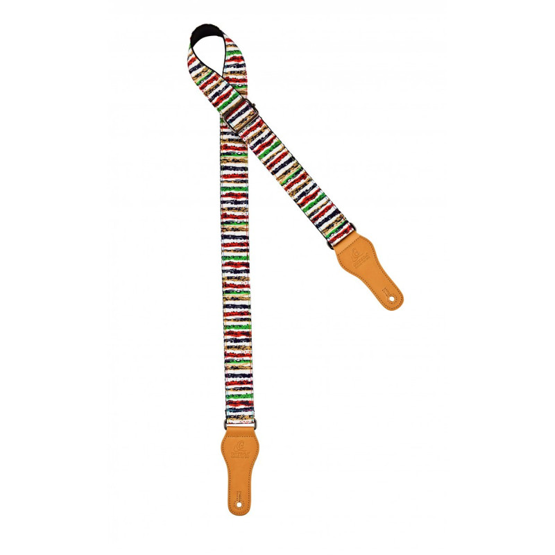 Ortega OCS-500U Creative Series Ukulele Cotton Strap - Striped
