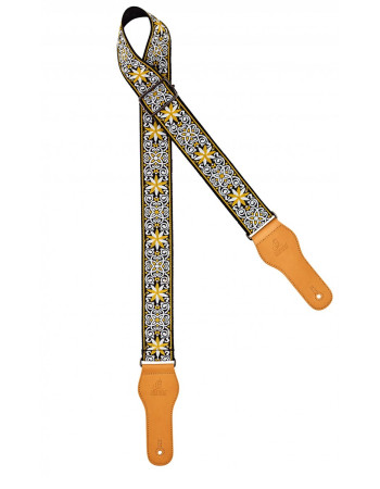 Ortega OCS-560 Creative Series Guitar Cotton Strap - Classic Yellow