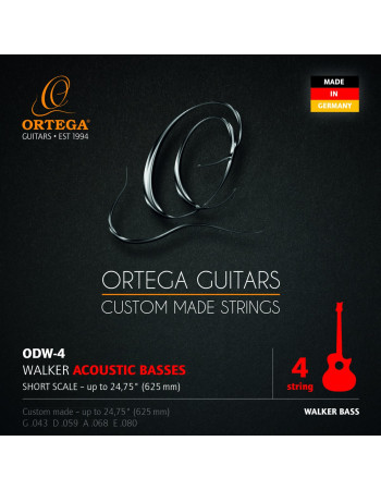 Ortega ODW-4 Custom Made Strings - Walker Acoustic Bass 4 String
