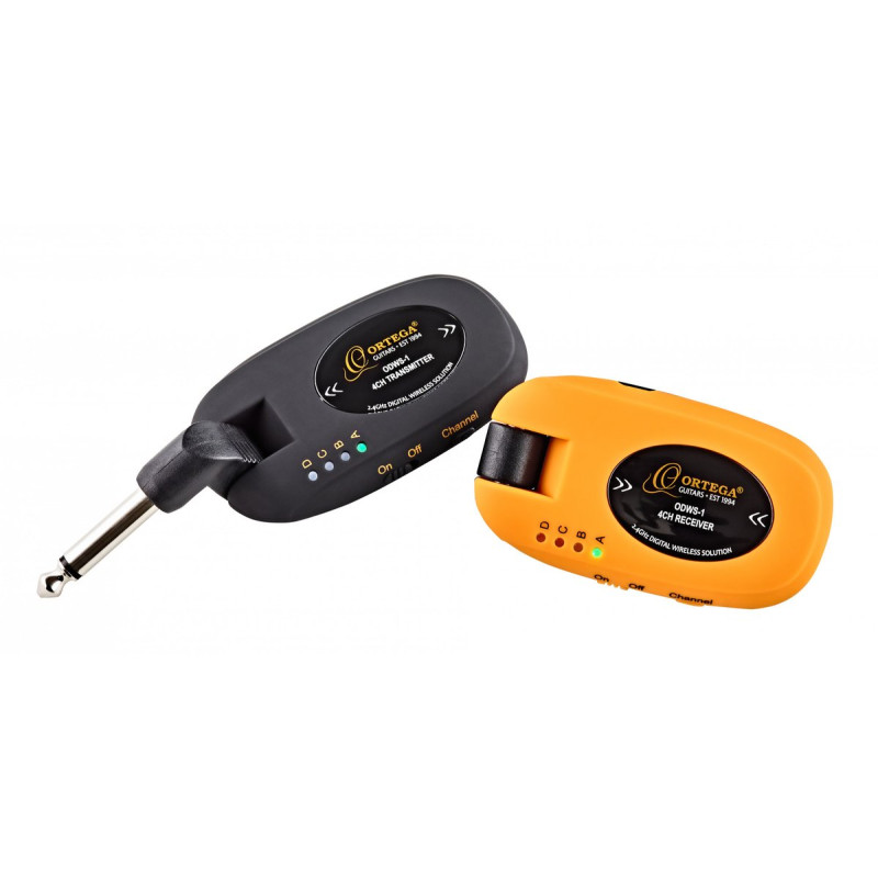 Ortega ODWS-1 Digital Wireless System - 4 Channels / 2,4 Ghz / Rechargeable + USB Cable