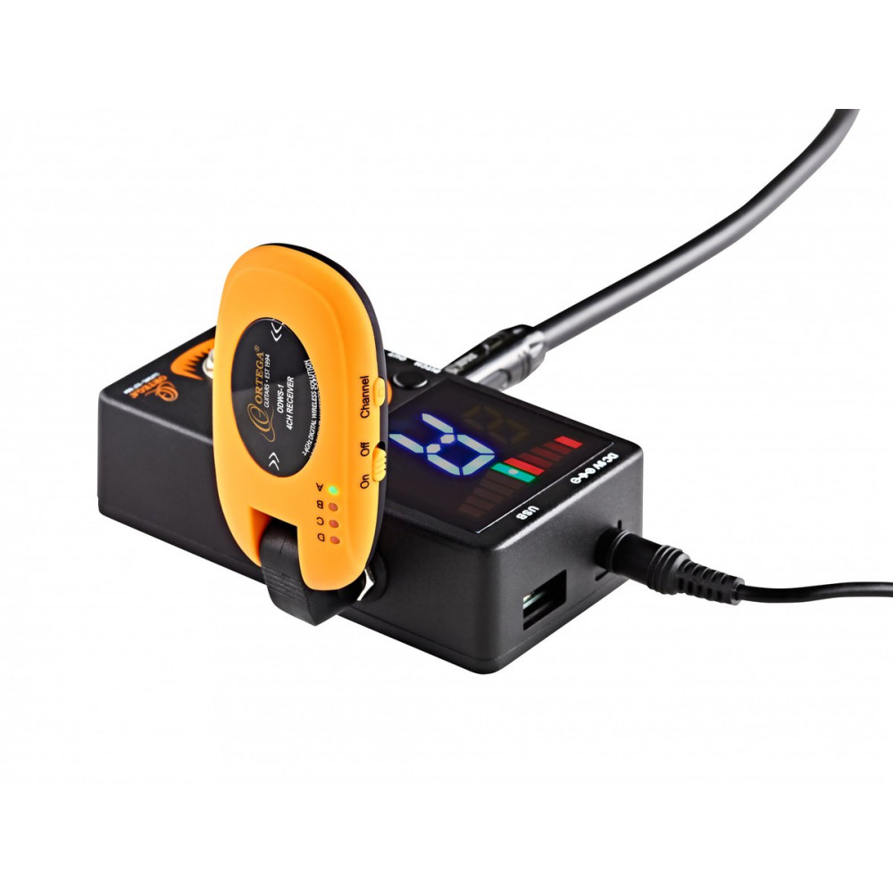 Ortega ODWS-1 Digital Wireless System - 4 Channels / 2,4 Ghz / Rechargeable + USB Cable