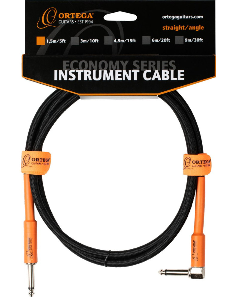 Ortega OECI-5 Economy Series Instrument Cable - 1,5 m / 5 ft