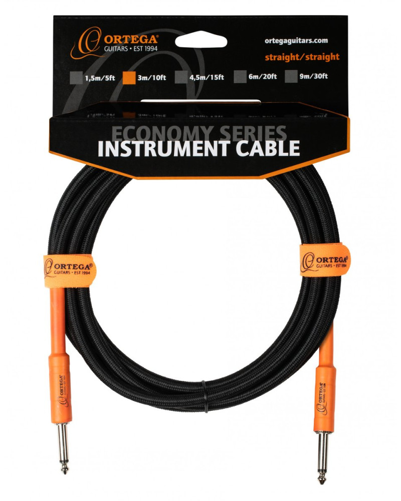 Ortega OECIS-10 Economy Series Instrument Cable - 3 m / 10 ft