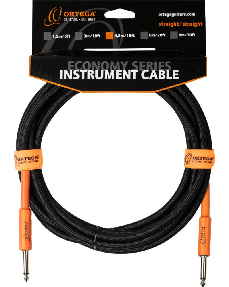 Ortega OECIS-15 Economy Series Instrument Cable - 4,5 m / 15 ft