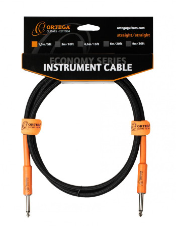 Ortega OECIS-5 Economy Series Instrument Cable - 1,5 m / 5 ft
