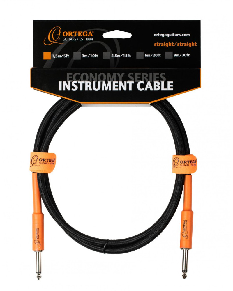 Ortega OECIS-5 Economy Series Instrument Cable - 1,5 m / 5 ft