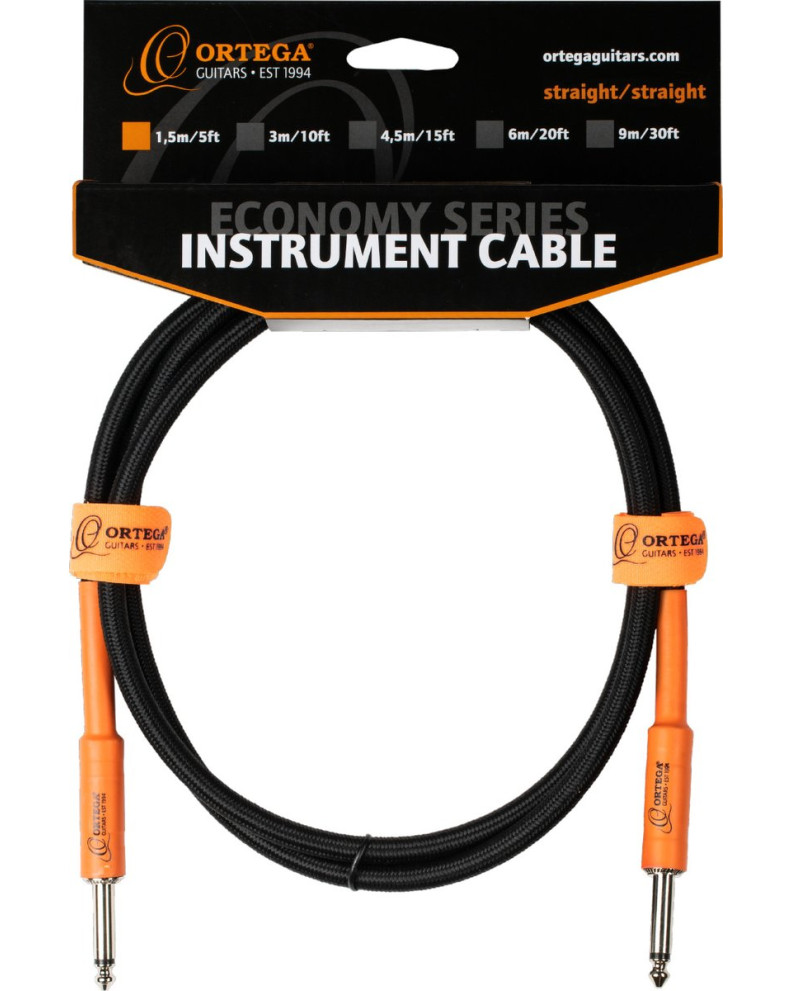 Ortega OECIS-5 Economy Series Instrument Cable - 1,5 m / 5 ft