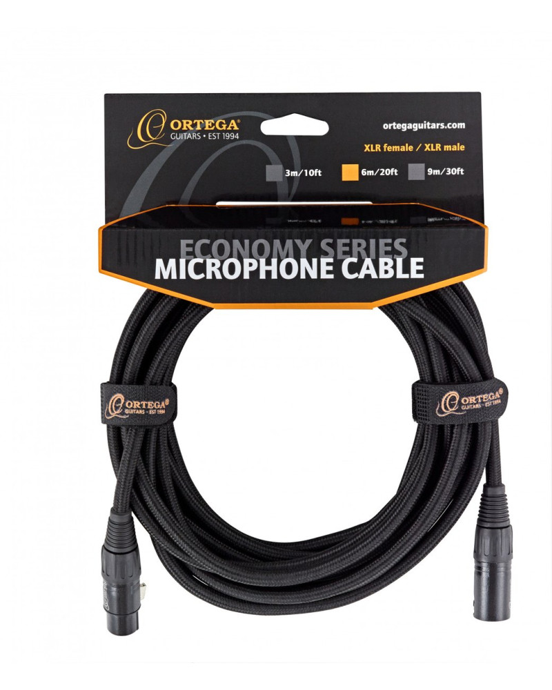 Ortega OECM-10XX Economy Series XLR Male/XLR Female Microphone Cable