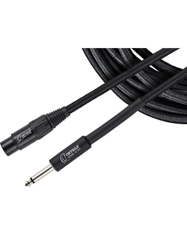 Ortega OECM-30JX Economy Series Jack/XLR Female Microphone Cable