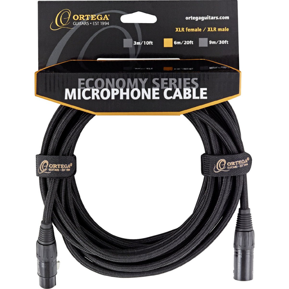 Ortega OECM-30XX Economy Series XLR Male/XLR Female Microphone Cable