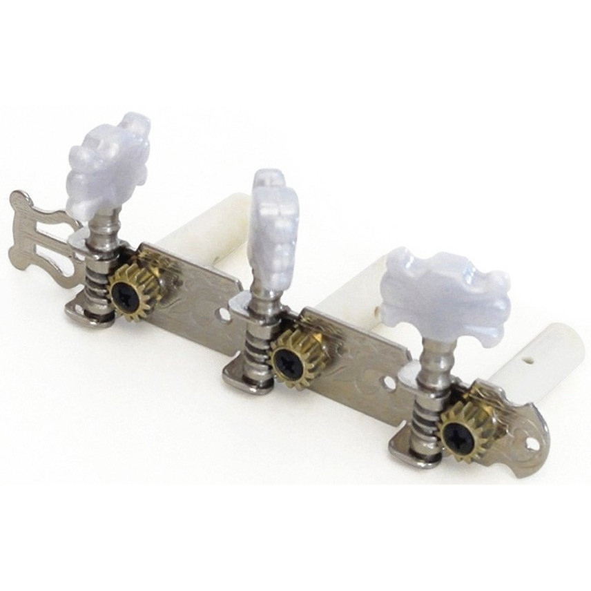 Tuner G/B/E 3/4, 4/4 Chrome Length 11,5cm - chrom G/B/E 3/4, 4/4