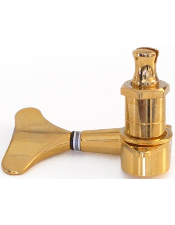 Tuner for Bass Guitar, Gold (left) - gold (links)