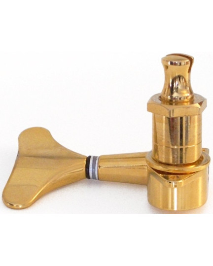 Tuner for Bass Guitar, Gold (left) - gold (links)