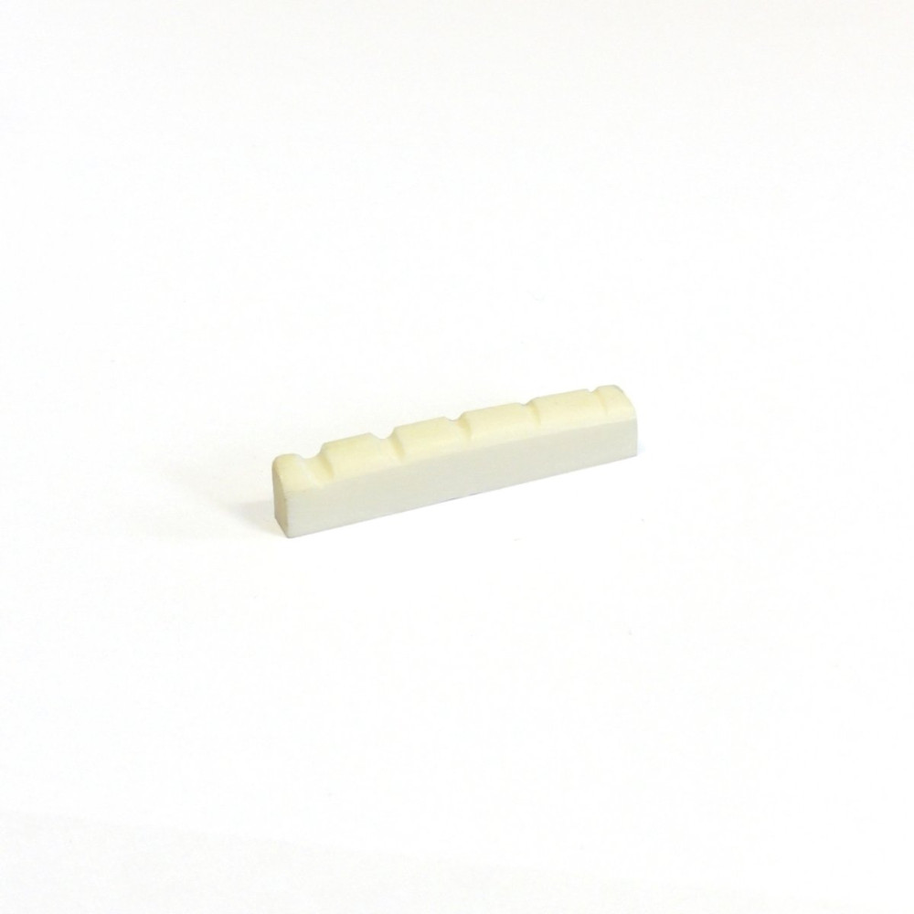 Nut for 5-stringed Lefthand-Bass - Hmax=9mm, W=45mm, D=5mm