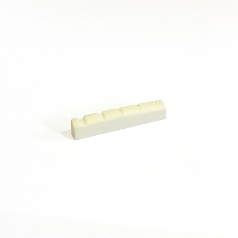 Nut for 5-stringed Lefthand-Bass - Hmax=9mm, W=45mm, D=5mm