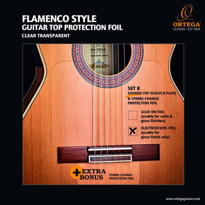 Ortega OERP-FLAM1 Full Top Protection Foil - Transparent