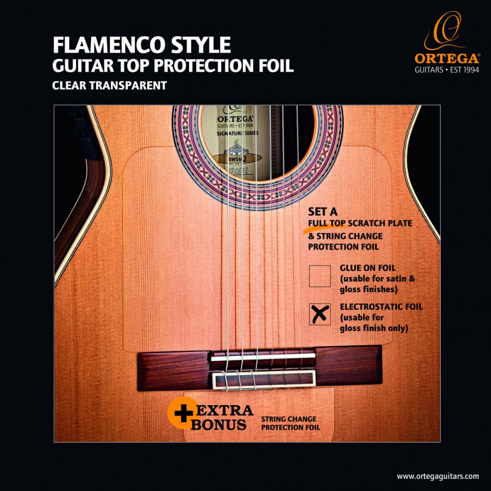 Ortega OERP-FLAM2 Divided Protection Foil - Transparent