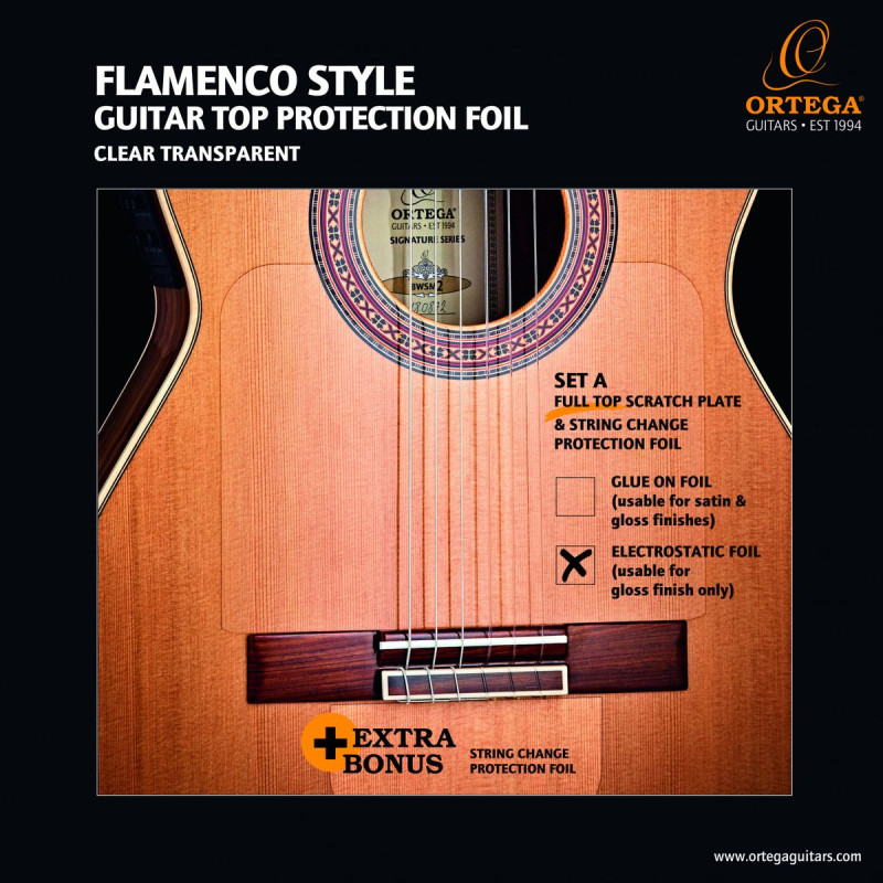 Ortega OERP-FLAM2 Divided Protection Foil - Transparent