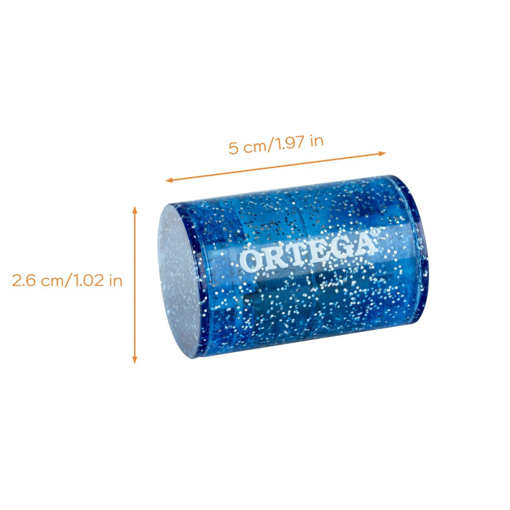 Ortega OFS-BLS Sound Effect Series Finger Shaker - Blue Sparkle