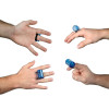 Ortega OFS-BLS Sound Effect Series Finger Shaker - Blue Sparkle