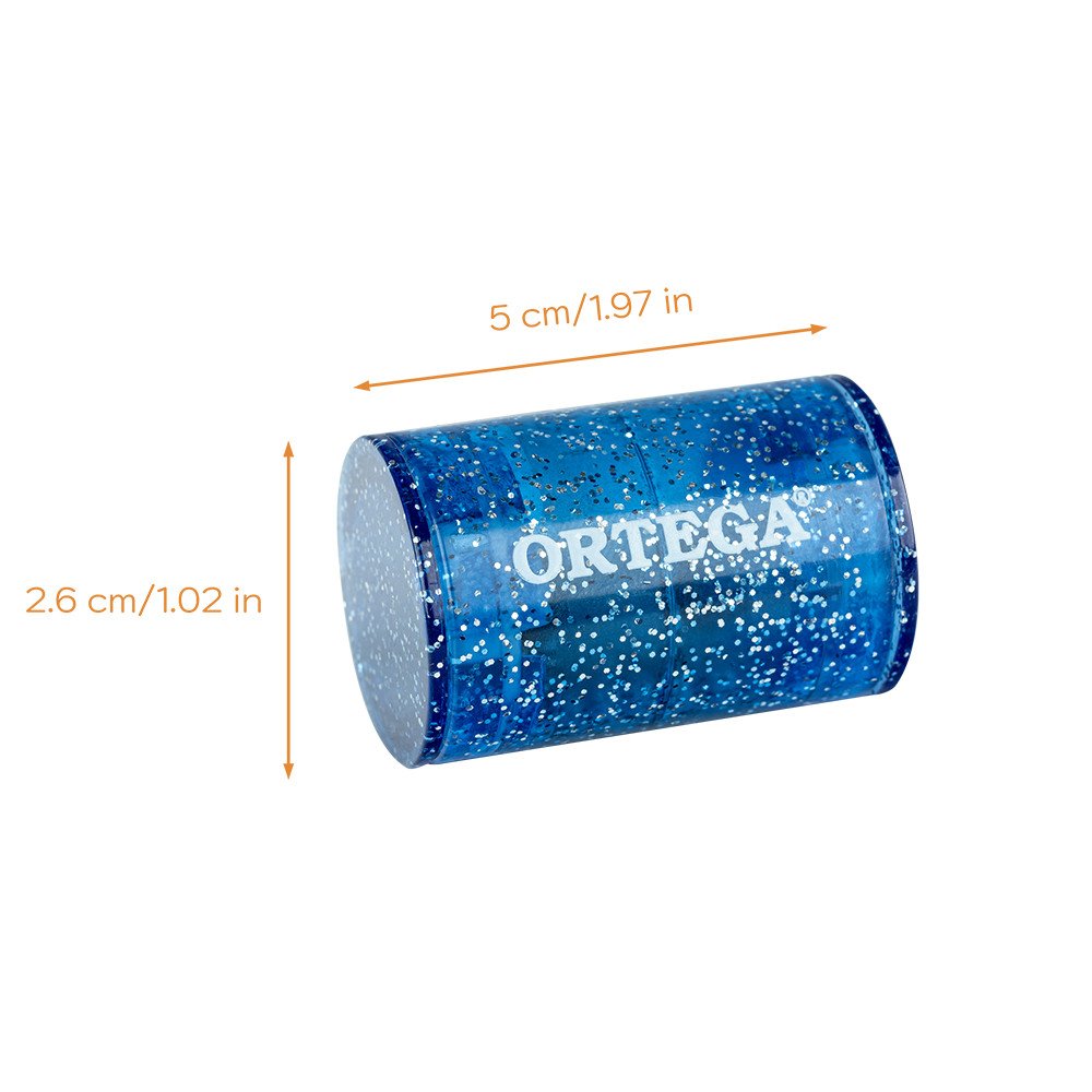 Ortega OFS-BLS Sound Effect Series Finger Shaker - Blue Sparkle