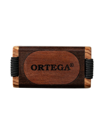 Ortega OFSW-L Sound Effect Series Large Wood Finger Shaker - Ebony / Red Cedar Natural