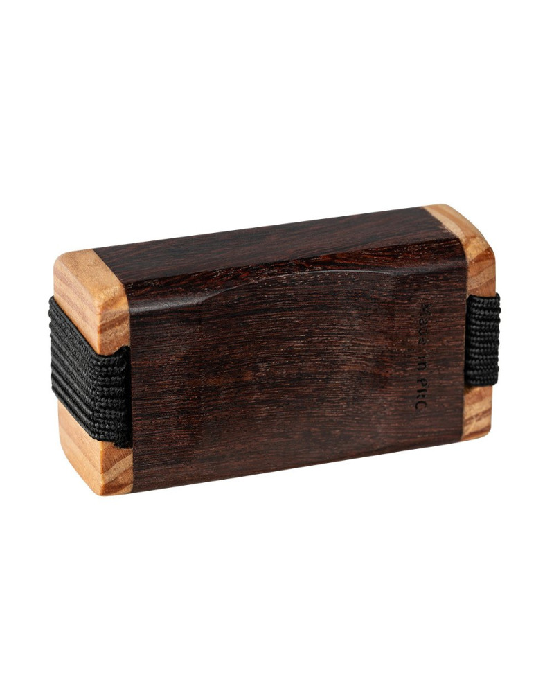 Ortega OFSW-L Sound Effect Series Large Wood Finger Shaker - Ebony / Red Cedar Natural