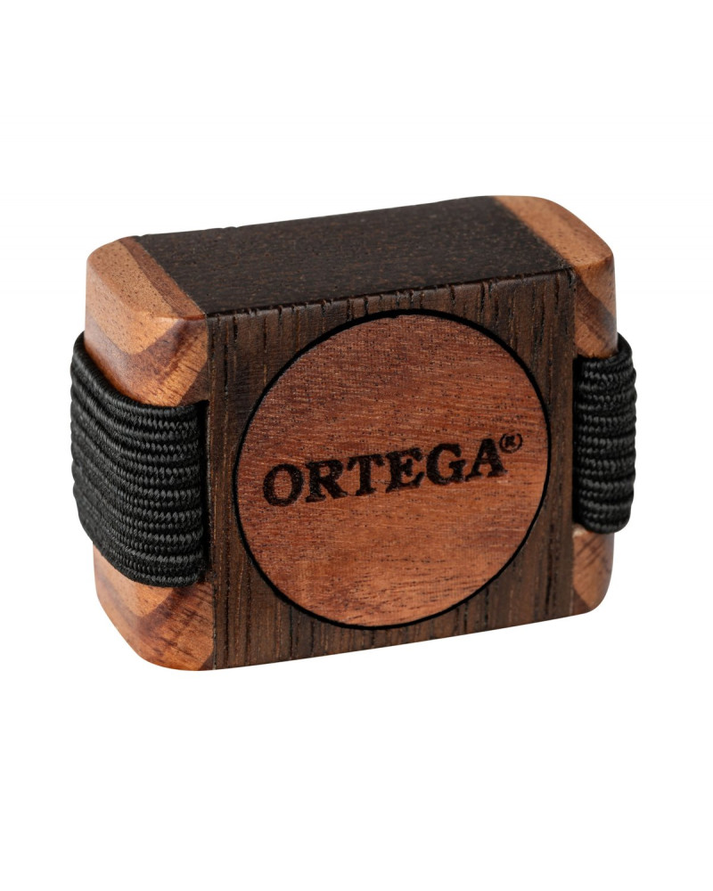 Ortega OFSW-S Sound Effect Serie Small Wood Finger Shaker - Ebony / Red Cedar Natural