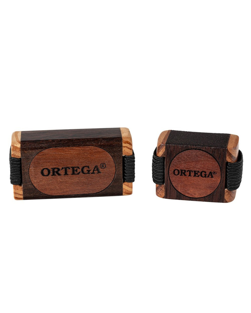 Ortega OFSW-S Sound Effect Serie Small Wood Finger Shaker - Ebony / Red Cedar Natural