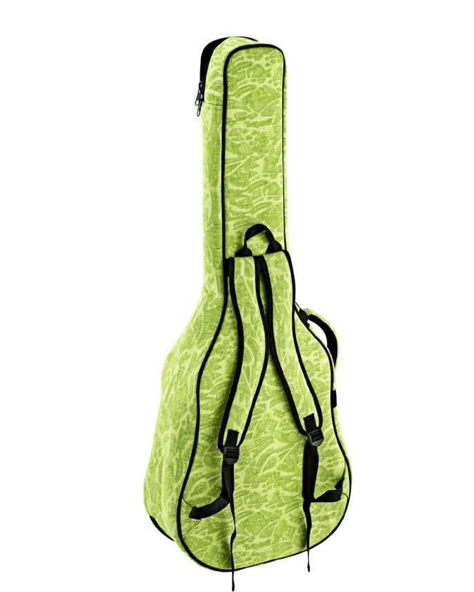 Ortega OGBAC-DN-GRJ Dreadnought Guitar Gigbag - Green