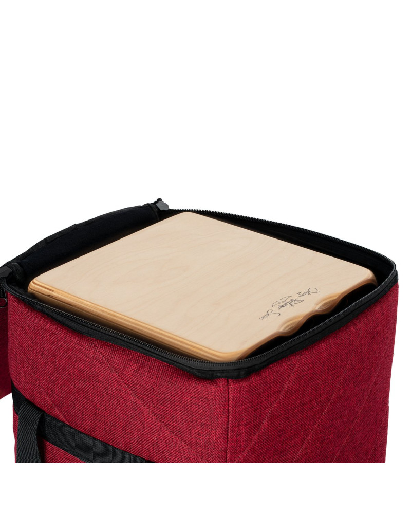 Ortega OGBCJ-BX Premium Cajon Bag - Bordeaux Wine