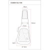 Ortega OGBEB-DLX-BK DeLuxe E-Bass-Bag - Black