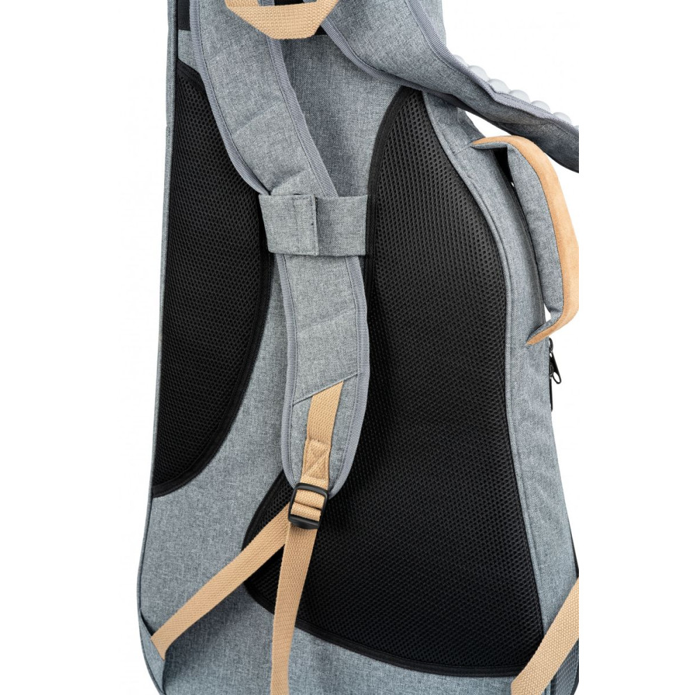 Ortega OGBEB-DLX-GY DeLuxe E-Bass-Bag - Gray